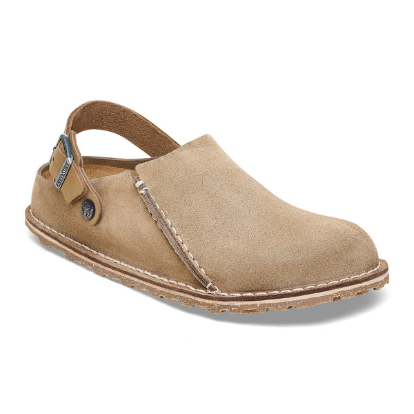 Birkenstock 1025293 Men's Lutry Gray Taupe Suede