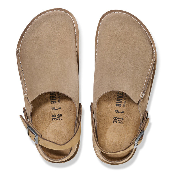 Birkenstock 1025293 Men's Lutry Gray Taupe Suede