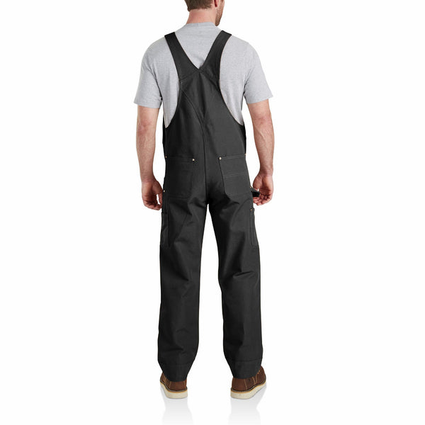 Carhartt 102776-001 Men's Iconic R01 Duck Bib Overall - Black