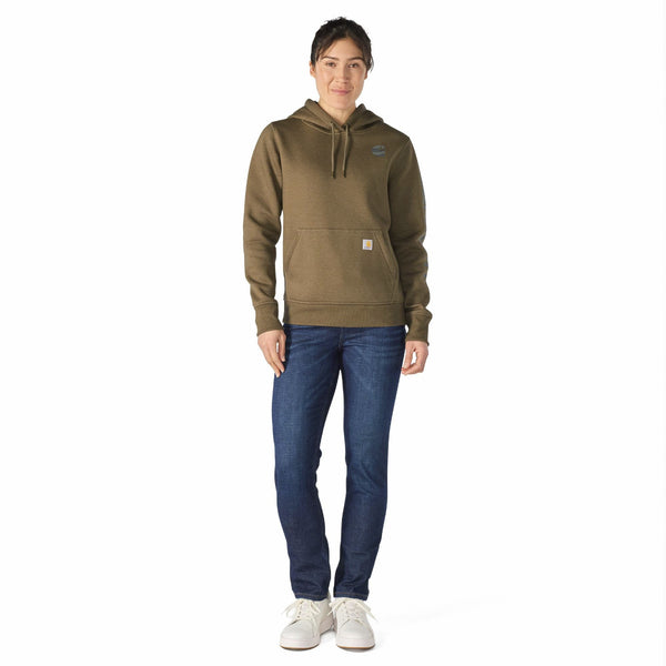Carhartt 102791-SNSLF26 Women's Iconic Clarksburg Logo Sweatshirt