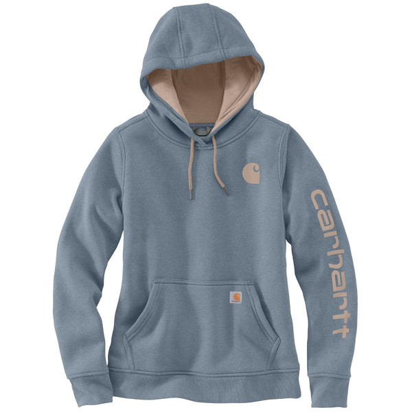 Carhartt 102791-F25SNSL Women's Relaxed Fit Midweight Logo Sleeve Graphic Sweatshirt - Seasonal Colors