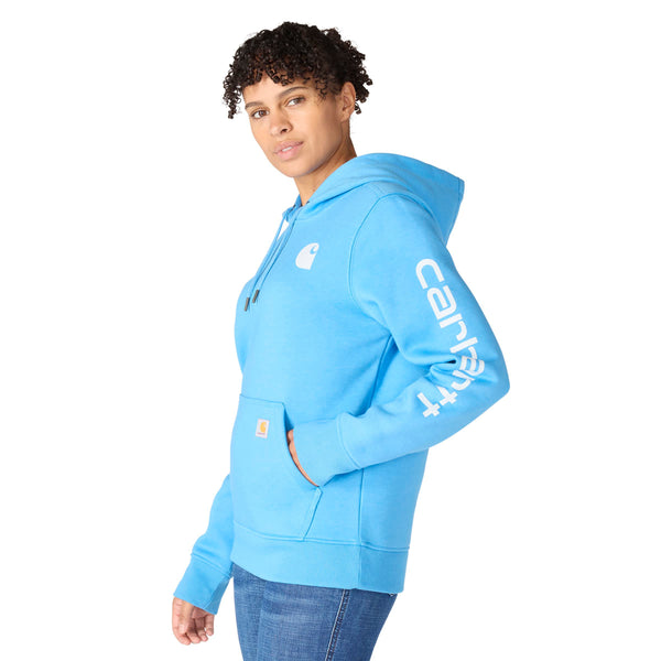 Carhartt 102791-SNSL Women's Iconic Clarksburg Logo Sweatshirt