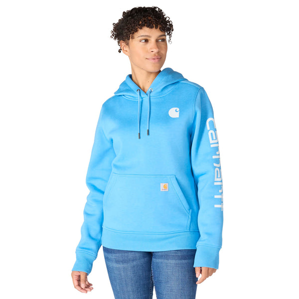 Carhartt 102791-SNSL Women's Iconic Clarksburg Logo Sweatshirt