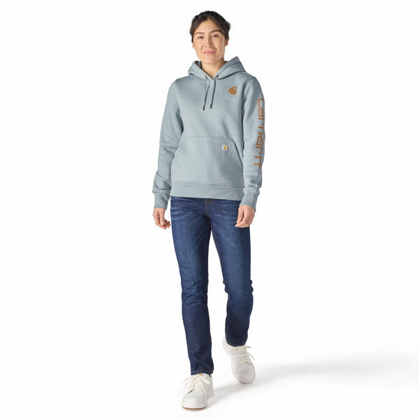 Carhartt 102791-SNSLF26 Women's Iconic Clarksburg Logo Sweatshirt