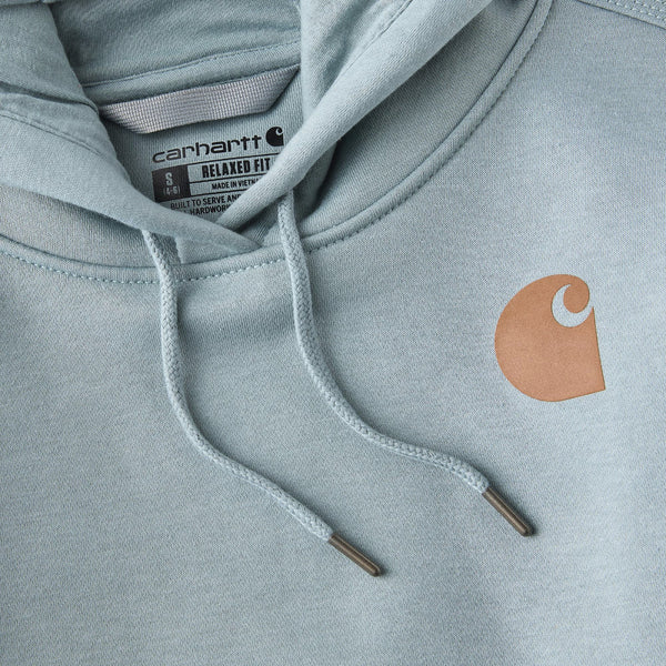 Carhartt 102791-SNSLF26 Women's Iconic Clarksburg Logo Sweatshirt
