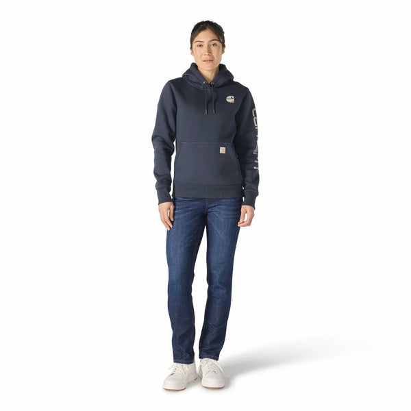 Carhartt 102791-SNSLF26 Women's Iconic Clarksburg Logo Sweatshirt