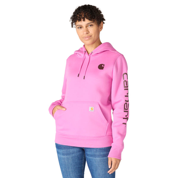Carhartt 102791-SNSL Women's Iconic Clarksburg Logo Sweatshirt