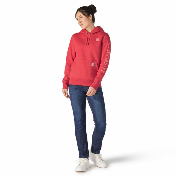 Carhartt 102791-SNSLF26 Women's Iconic Clarksburg Logo Sweatshirt