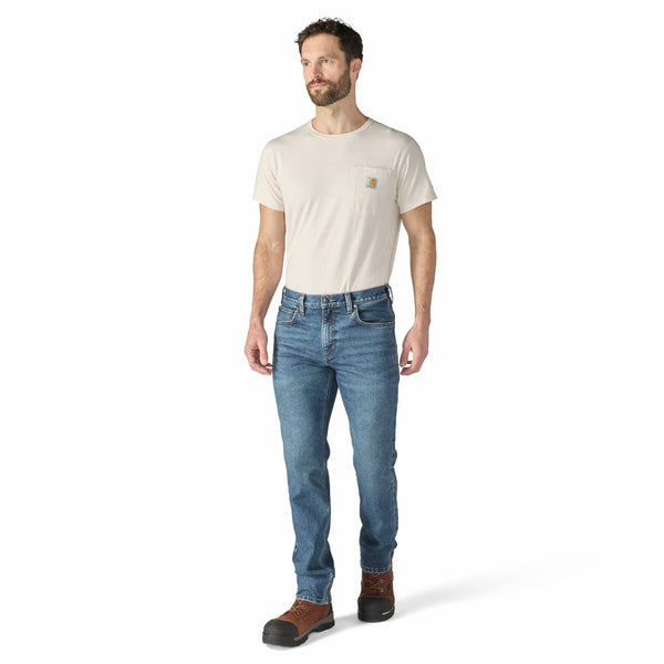Carhartt 102807 Men's Rugged Flex Straight Fit Tapered Leg Jean