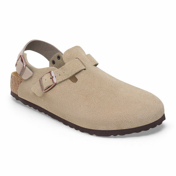 Birkenstock 1028323 Women's Tokio II Suede - Taupe