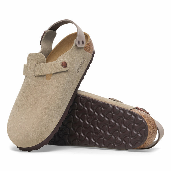 Birkenstock 1028287 Tokio Taupe Suede Leather
