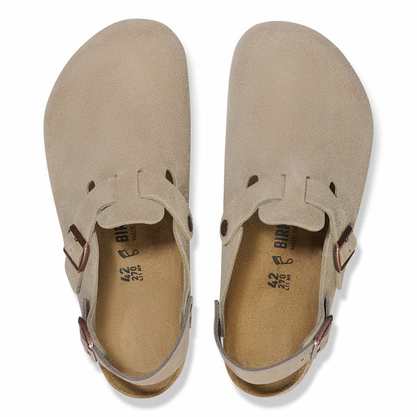 Birkenstock 1028287 Tokio Taupe Suede Leather