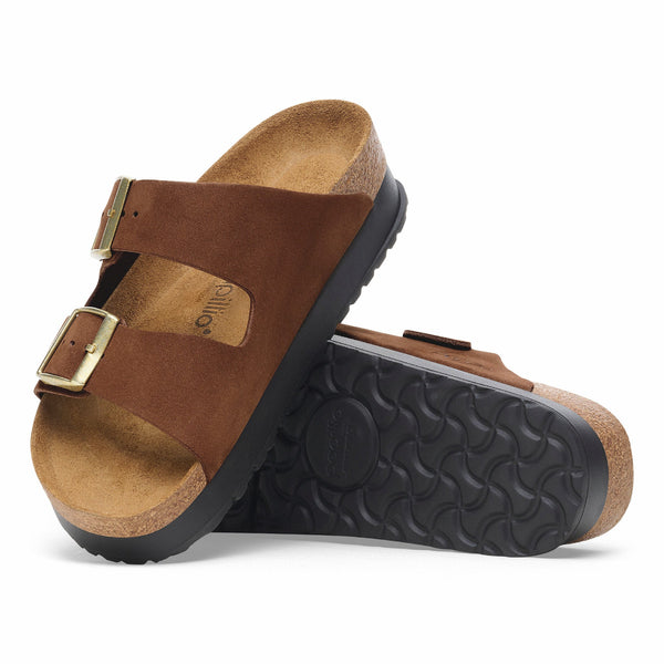 Birkenstock 1028366 Arizona Dark Tea Flex Platform - Narrow