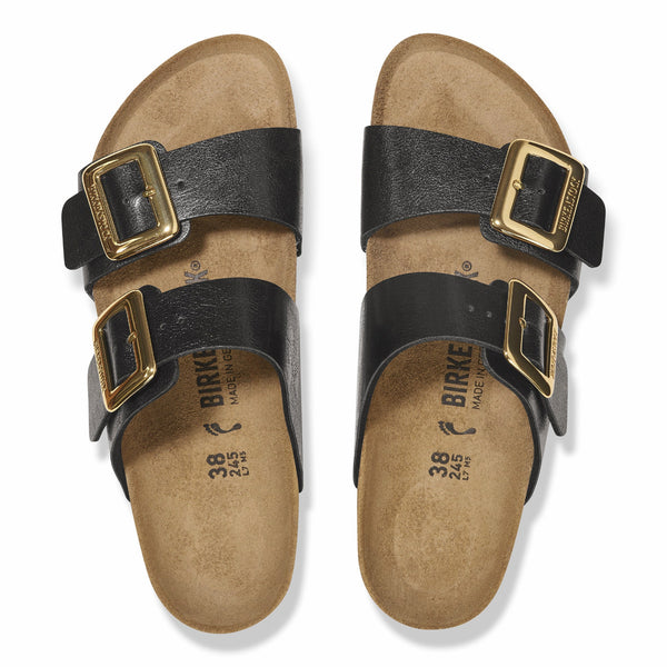 Birkenstock 1029457 Sydney Birko Flor Graceful Licorice Luxe Buckle - Narrow