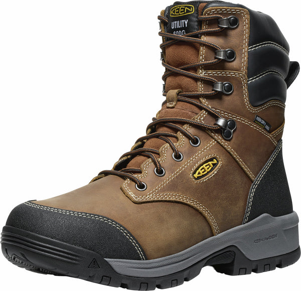 KEEN Utility 1029854 Men's Evanston 8 Inch Waterproof Soft Toe 600G