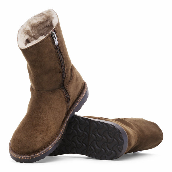 Birkenstock 1030054 Uppsala Shearling Dark Tea Zippered