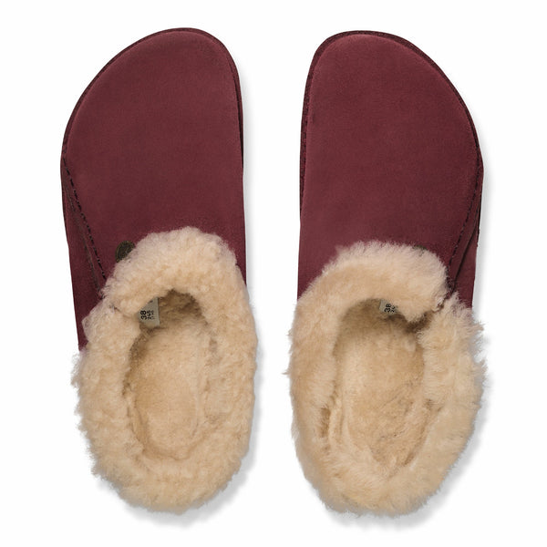 Birkenstock 1030315 Zermatt Premium Shearling Zinfandel/Sandcastle Suede