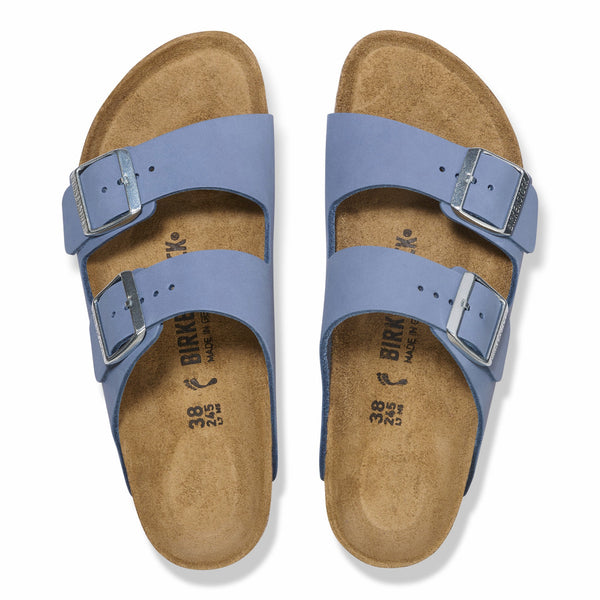 Birkenstock 1030317 Arizona Stone Blue Nubuck Leather