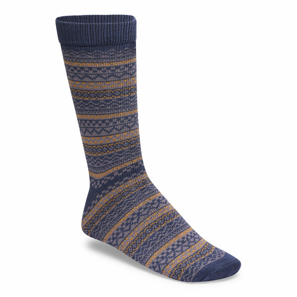Birkenstock 1030340 Cotton Pattern Sock - Navy