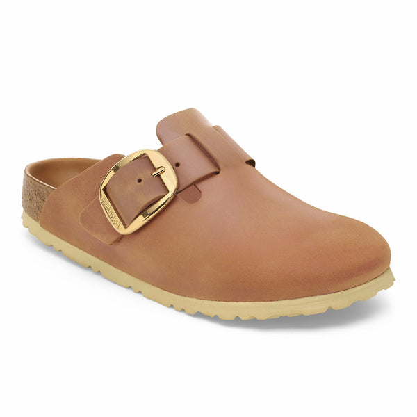 Birkenstock 1030446 Boston Big Buckle Cognac Oiled Leather - Narrow