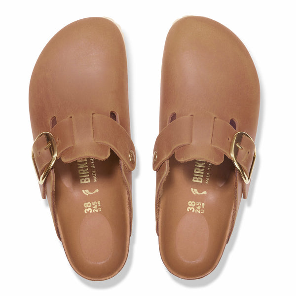 Birkenstock 1030446 Boston Big Buckle Cognac Oiled Leather - Narrow