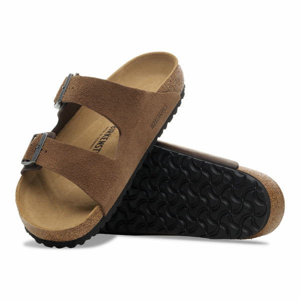 Birkenstock 1030677 Arizona Oiled Leather Dark Tea Suede
