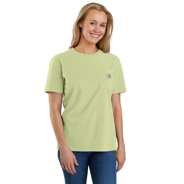 Carhartt 103067-SNSL Women's Loose Fit Heavyweight Short-Sleeve Pocket T-Shirt - Seasonal Colors
