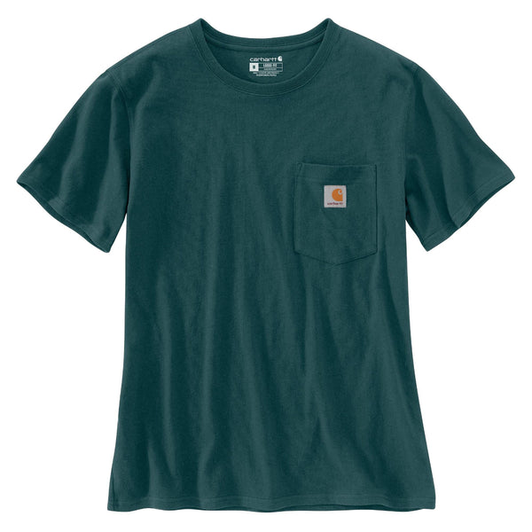 Carhartt 103067-SNSL Women's Loose Fit Heavyweight Short-Sleeve Pocket T-Shirt - Seasonal Colors