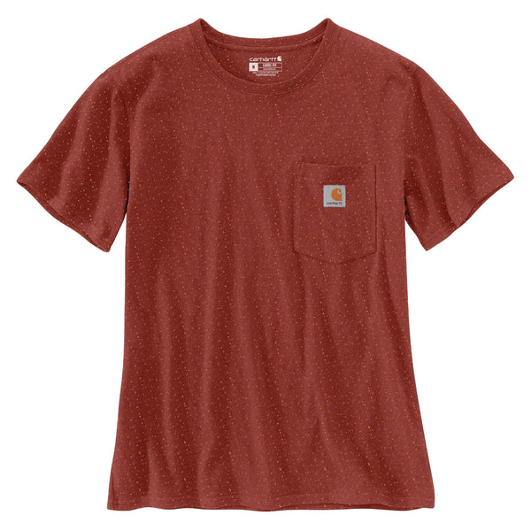 Carhartt 103067-SNSL Women's Loose Fit Heavyweight Short-Sleeve Pocket T-Shirt - Seasonal Colors