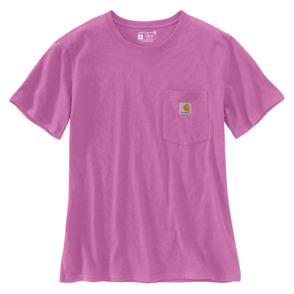 Carhartt 103067-SNSL Women's Loose Fit Heavyweight Short-Sleeve Pocket T-Shirt - Seasonal Colors