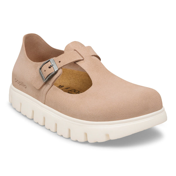 Birkenstock 1031223 Paris Chunky Suede Warm Sand Narrow