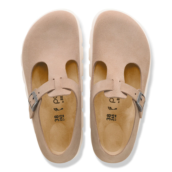 Birkenstock 1031223 Paris Chunky Suede Warm Sand Narrow