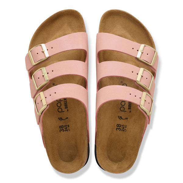 Birkenstock 1031402 Florida III Flex Platform Pink Clay Nubuck Narrow