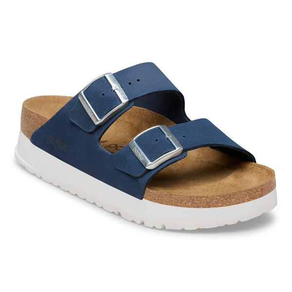 Birkenstock 1031404 Arizona Flex Platform Nubuck New Navy Narrow