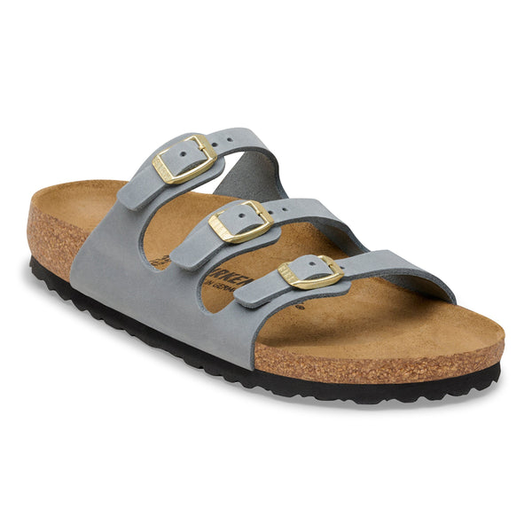 Birkenstock 1031857 Florida Basalt Gray Oiled Leather