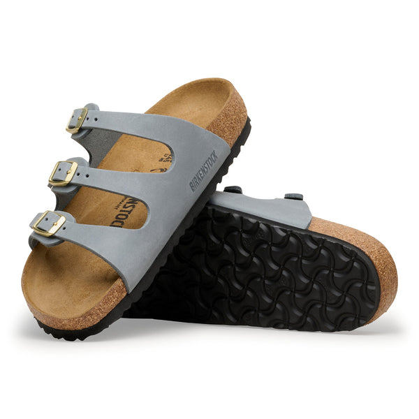 Birkenstock 1031857 Florida Basalt Gray Oiled Leather