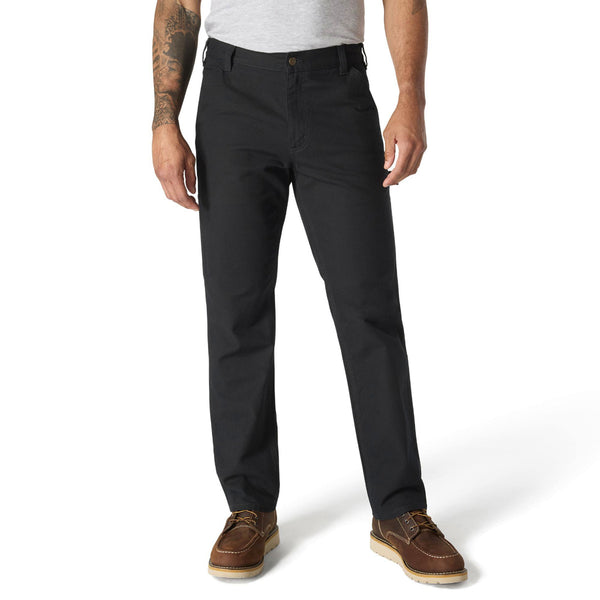 Carhartt 103279-BLK Men's Relaxed Straight Rugged Flex Duck Dungaree - Black
