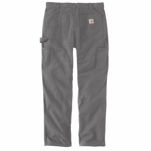 Carhartt 103279-GVL Men's Relaxed Straight Rugged Flex Duck Dungaree - Gravel