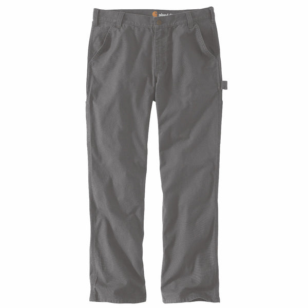 Carhartt 103279-GVL Men's Relaxed Straight Rugged Flex Duck Dungaree - Gravel