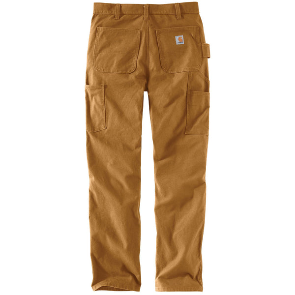 Carhartt 103340 Men's Slim Tapered Rugged Flex Duck Double-Front Dungaree - Carhartt Brown