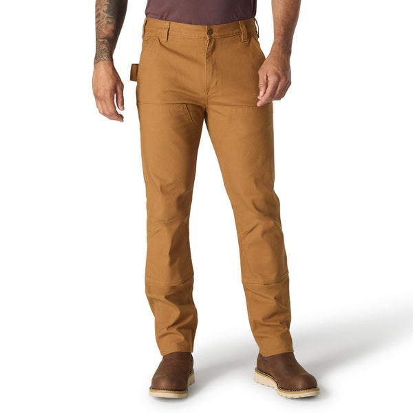 Carhartt 103340-211 Men's Slim Tapered Rugged Flex Duck Double-Front Dungaree - Carhartt Brown