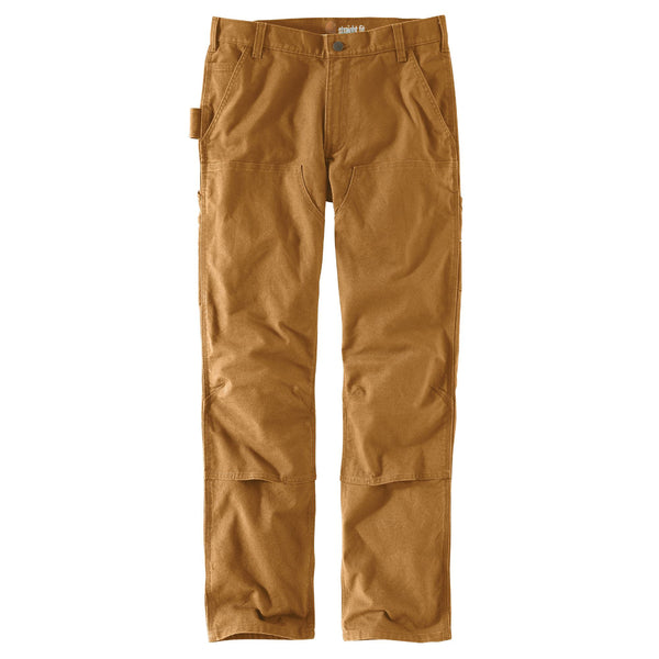 Carhartt 103340 Men's Slim Tapered Rugged Flex Duck Double-Front Dungaree - Carhartt Brown