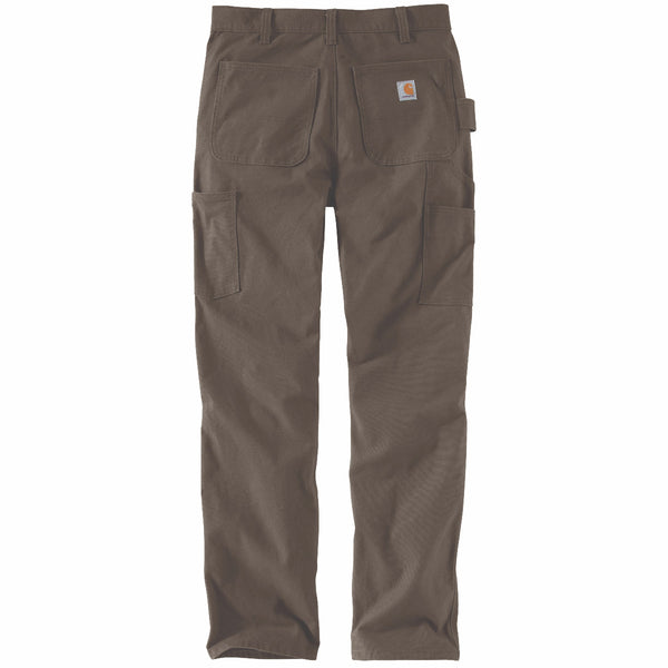 Carhartt 103340-217 Men's Slim Tapered Rugged Flex Duck Double-Front Dungaree - Tarmac
