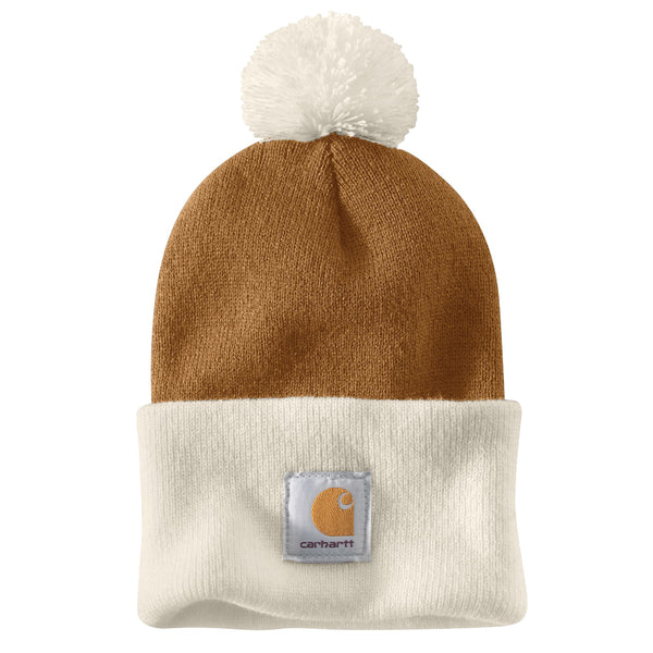 Carhartt 103343 Knit Pom Cuffed Beanie