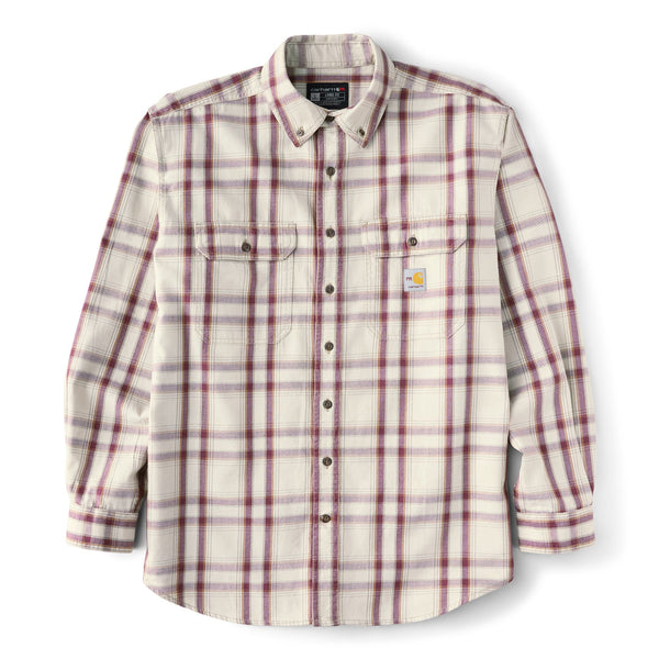 Carhartt 104507 Men's FR LS Plaid Shirt