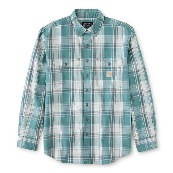 Carhartt 104507 Men's FR LS Plaid Shirt