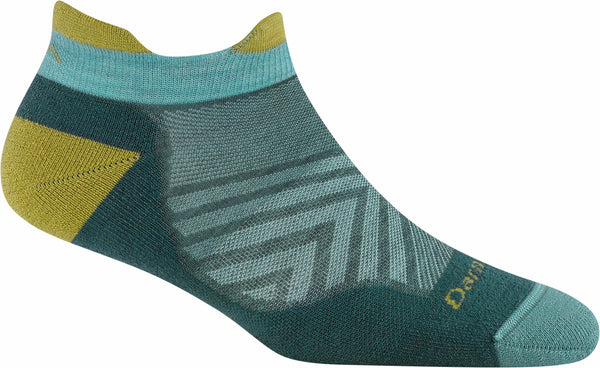 Darn Tough Vermont 1047 Women's Run No Show Tab Ultra Lightweight Cushion - Teal