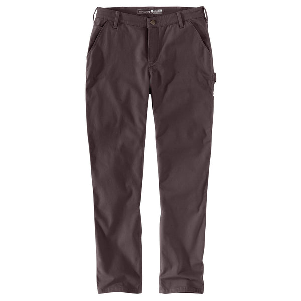 Carhartt 105113-BB3 Women's Rugged Flex Relaxed Fit Canvas Work Pant - Dark Sepia