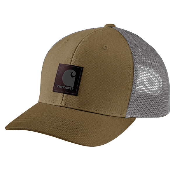 Carhartt 105216-F25 Men's Rugged Flex Twill Mesh Back Logo Patch Cap