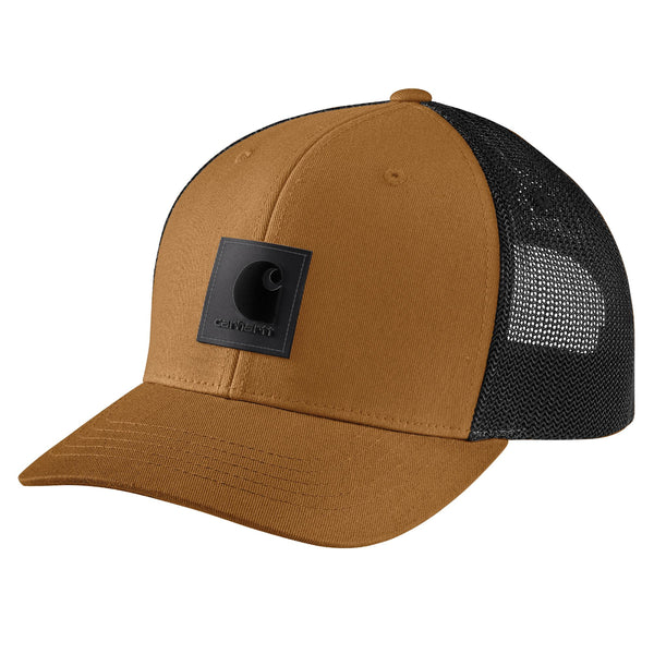 Carhartt 105216-F25 Men's Rugged Flex Twill Mesh Back Logo Patch Cap